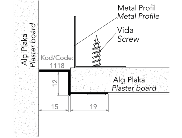 Z Profile Short Edge